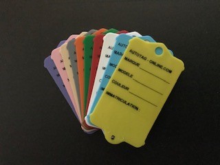Sleutellabel MkI - Zonder Ringen