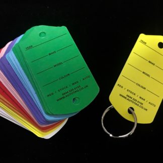 Eco-kaart tags met stalen ringen (MkI)