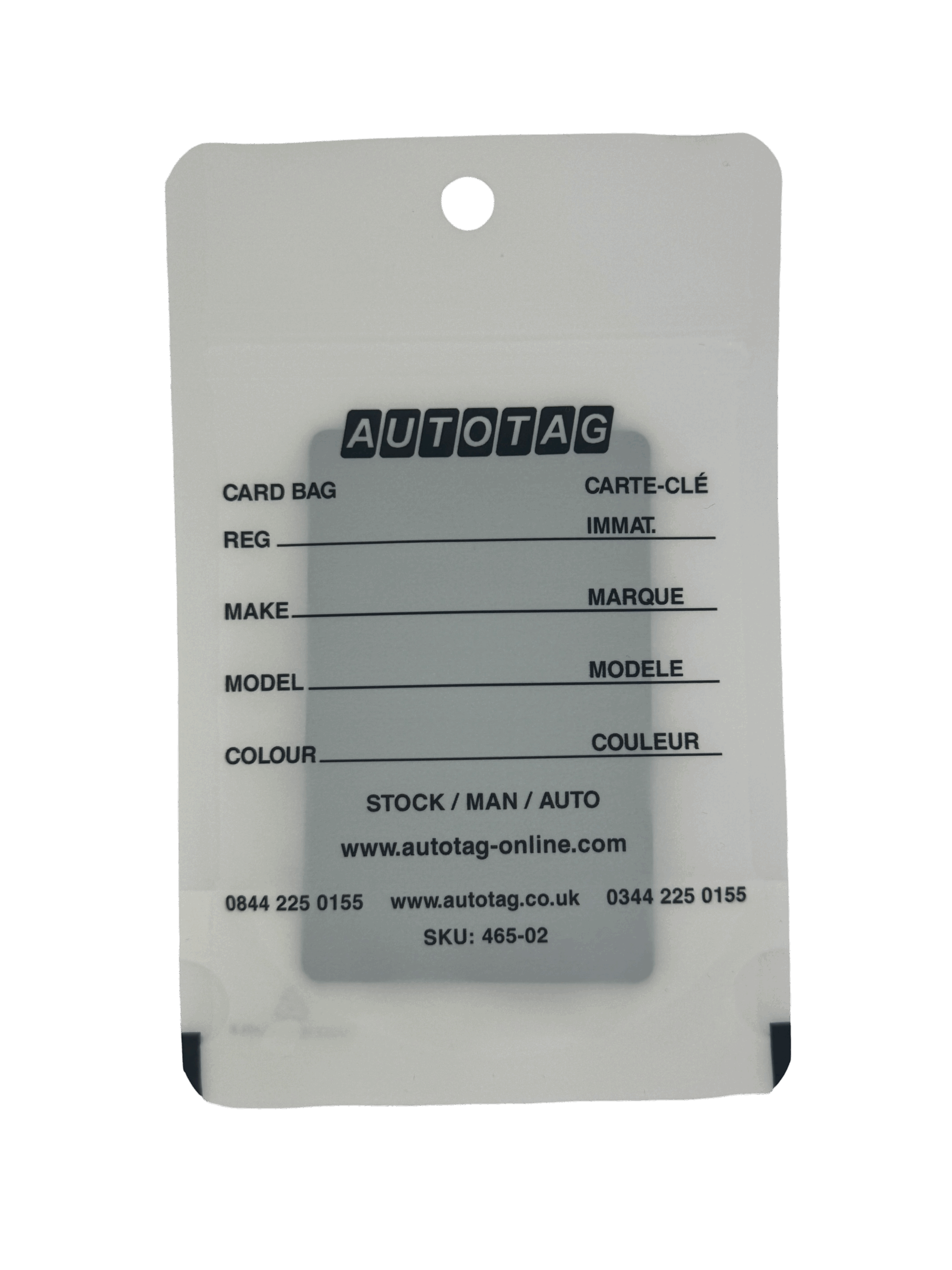 Autotag-sleutelkaartzak - Afbeelding 3