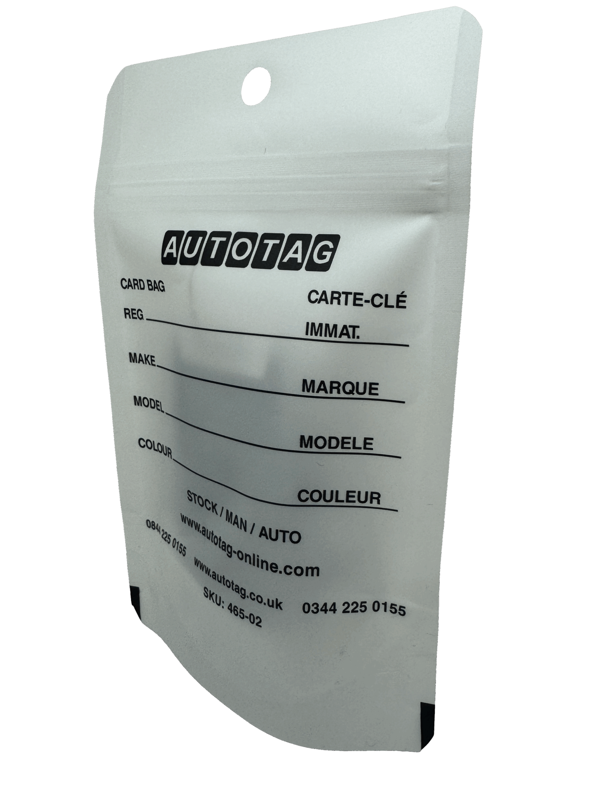 Autotag-sleutelkaartzak